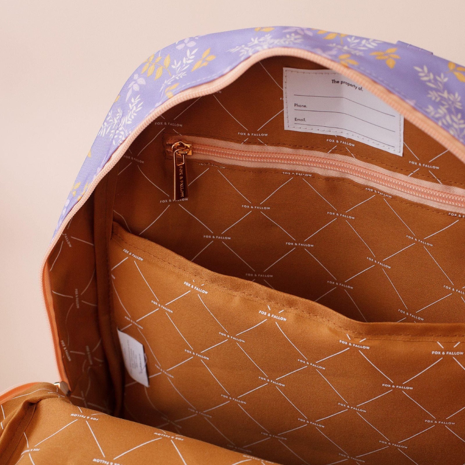 Fox & Fallow Kids Recycled Backpack – Luxe & Planet-Friendly