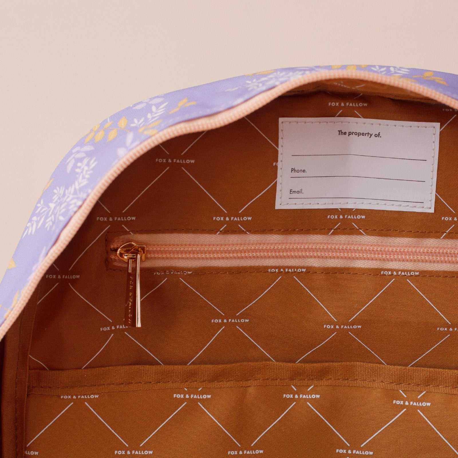 Fox & Fallow Kids Recycled Backpack – Luxe & Planet-Friendly