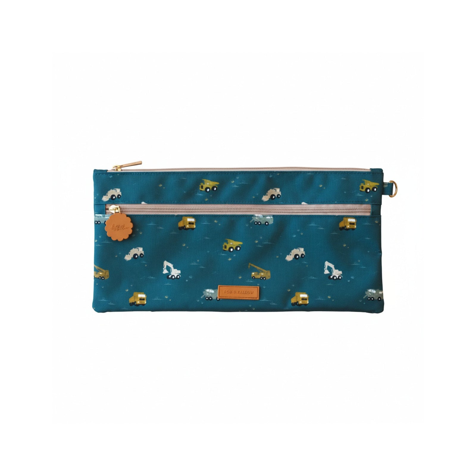 Fox & Fallow Large Pencil Case | Fits 30 cm Rulers & Dual Compartments