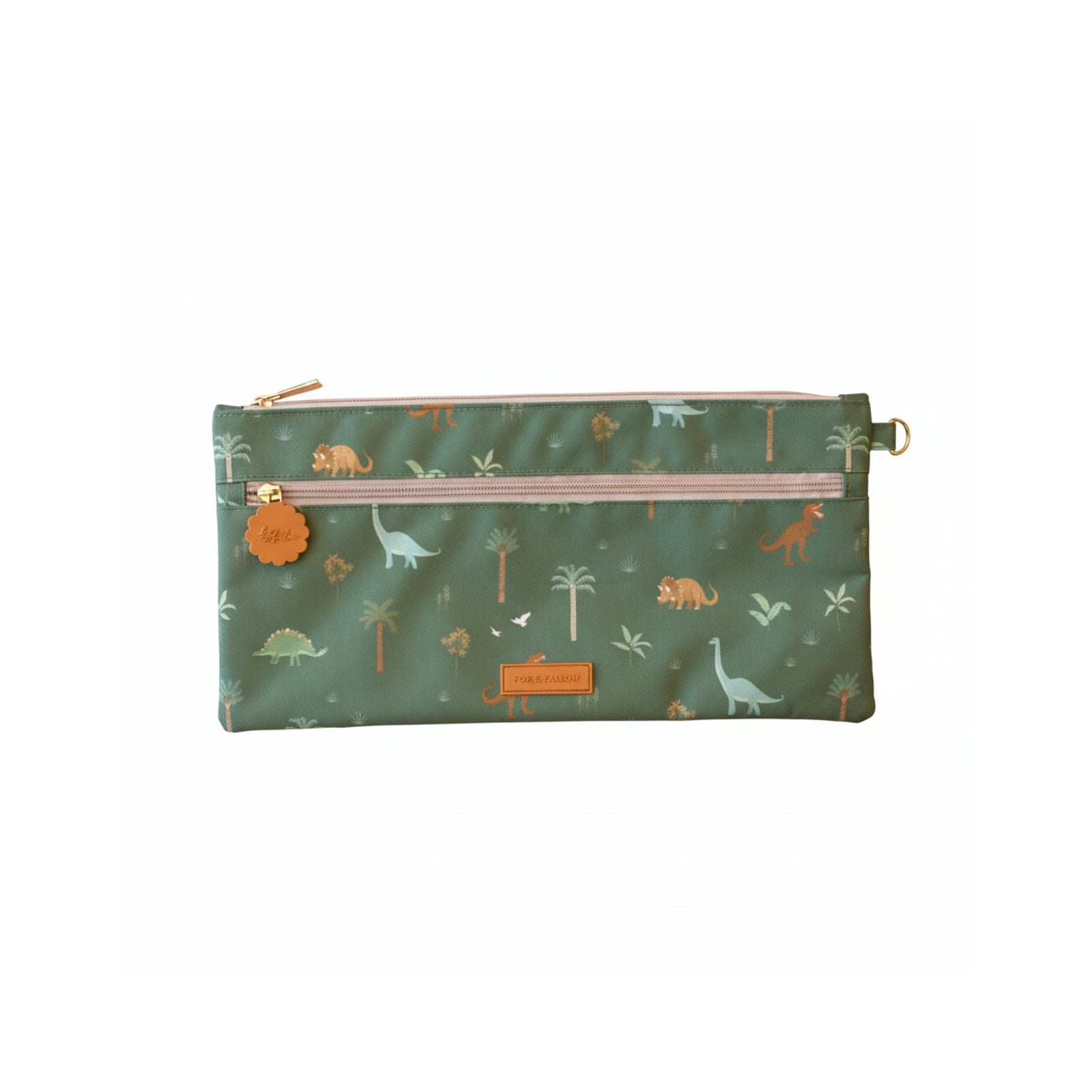 Fox & Fallow Large Pencil Case | Fits 30 cm Rulers & Dual Compartments