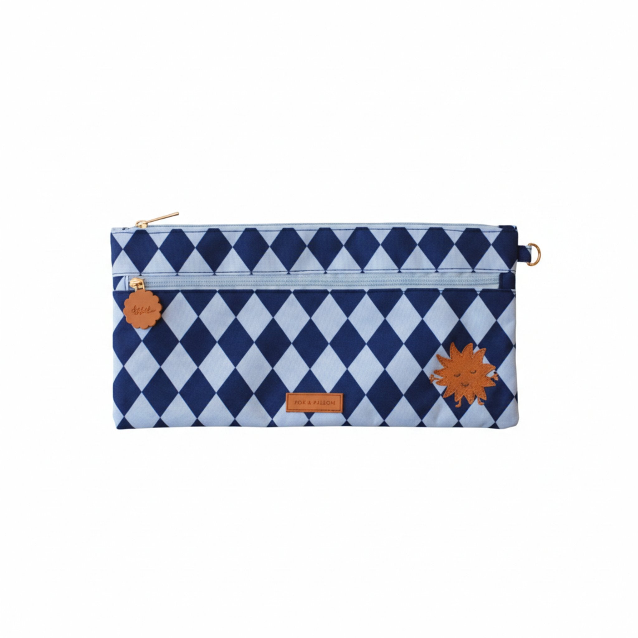 Fox & Fallow Large Pencil Case | Fits 30 cm Rulers & Dual Compartments