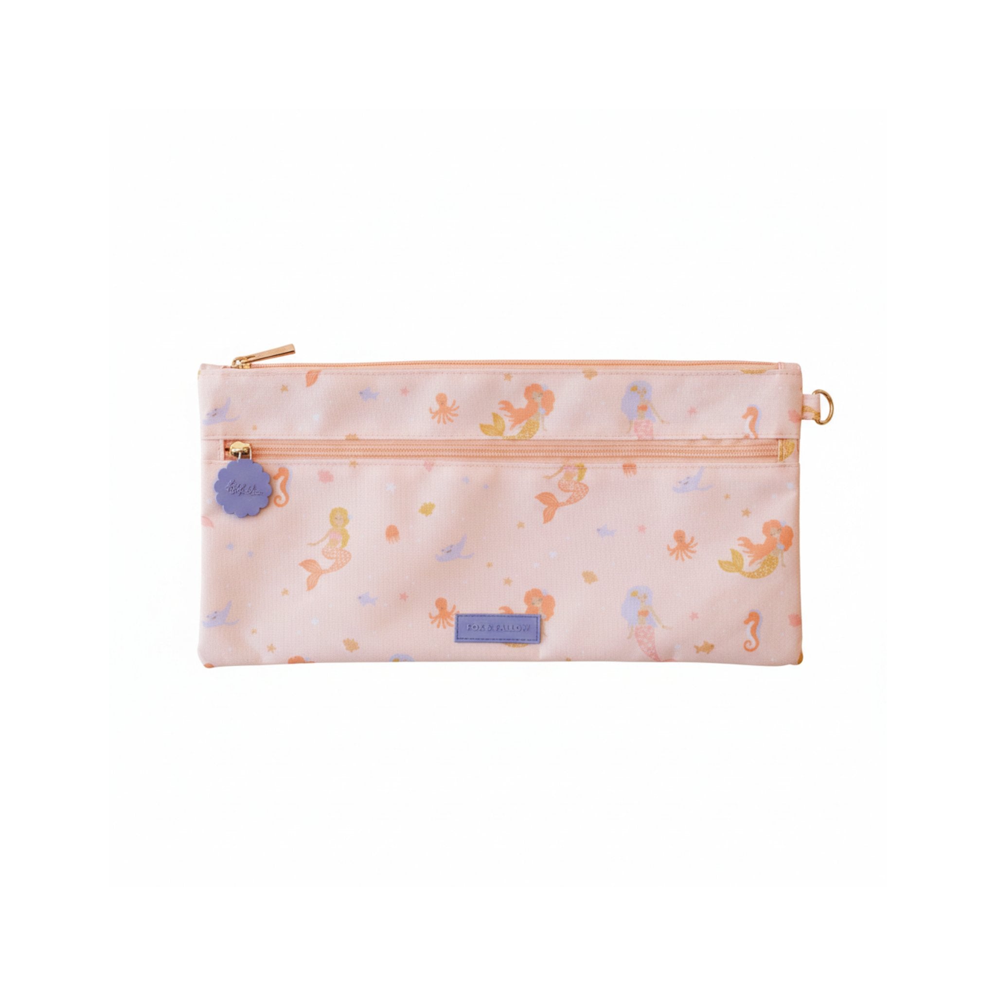 Fox & Fallow Large Pencil Case | Fits 30 cm Rulers & Dual Compartments