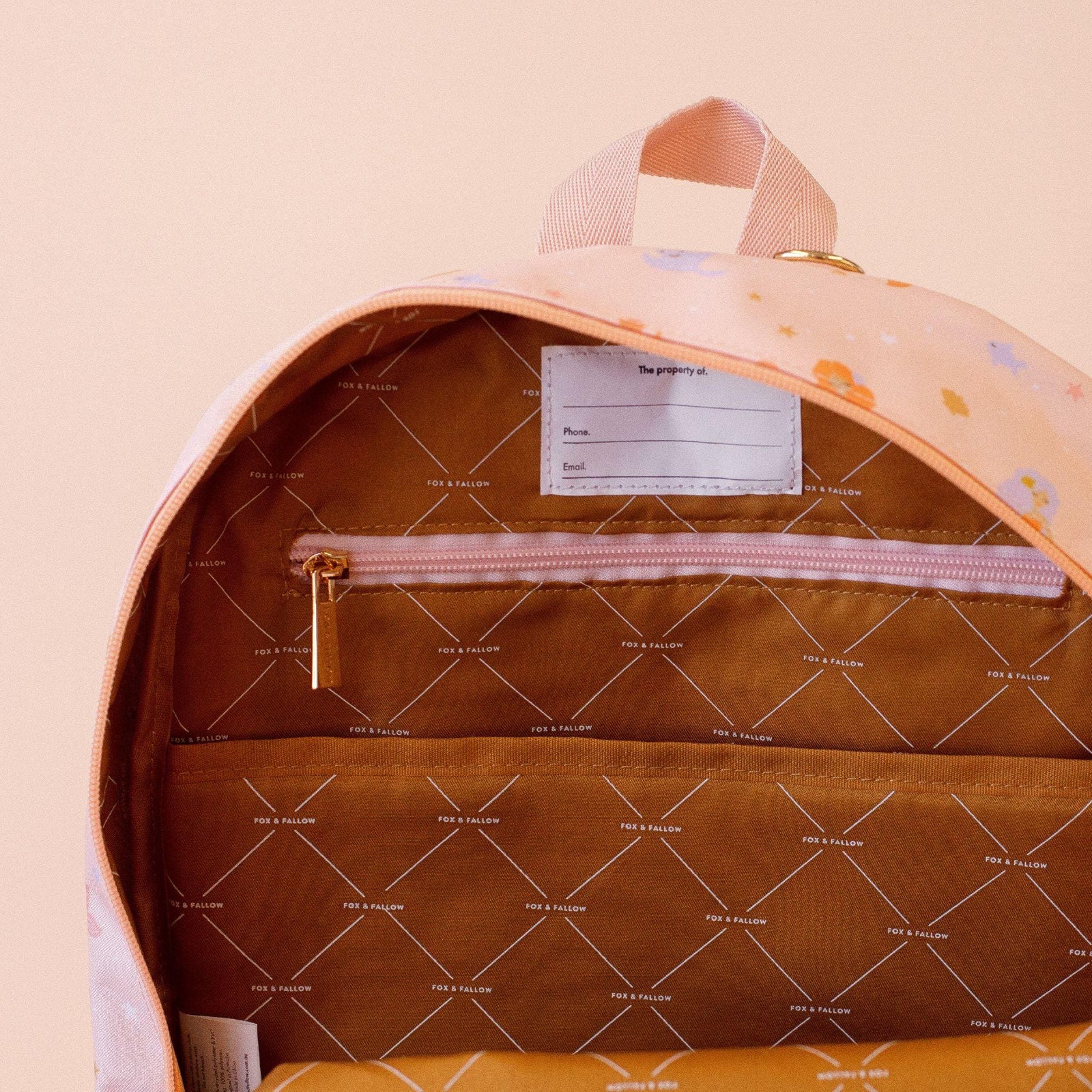 Fox & Fallow Kids Recycled Backpack – Luxe & Planet-Friendly