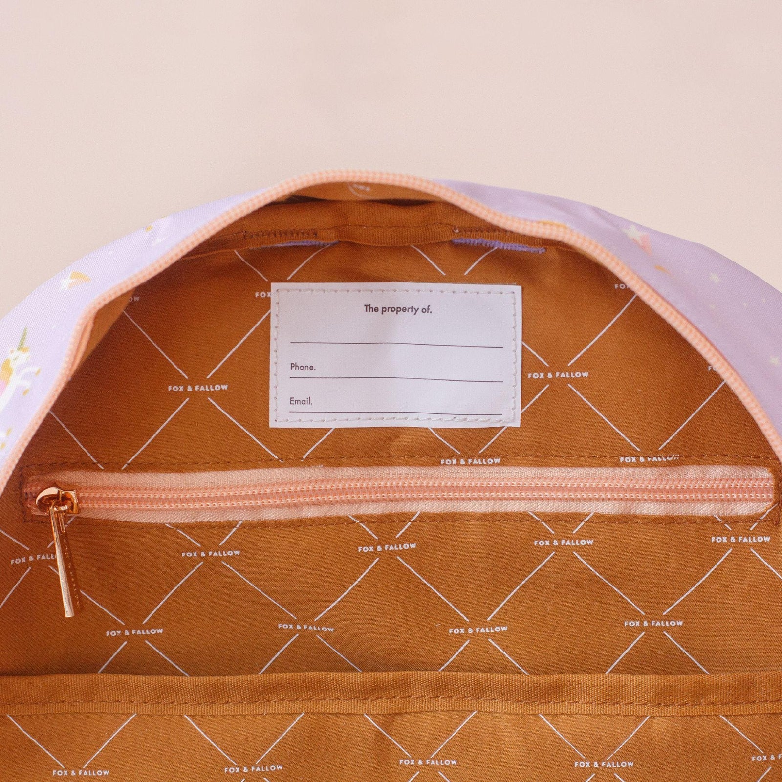 Fox & Fallow Kids Recycled Backpack – Luxe & Planet-Friendly