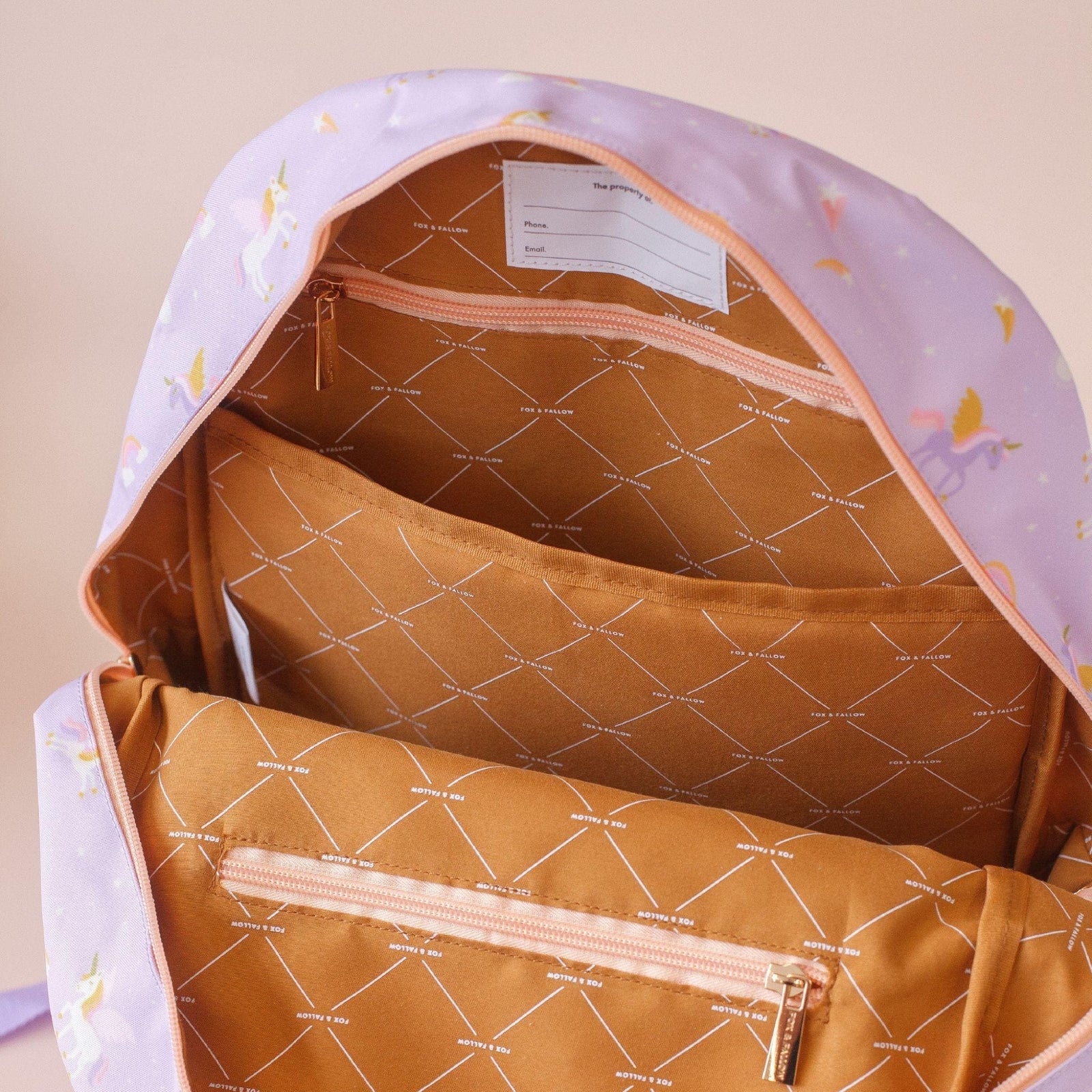 Fox & Fallow Kids Recycled Backpack – Luxe & Planet-Friendly