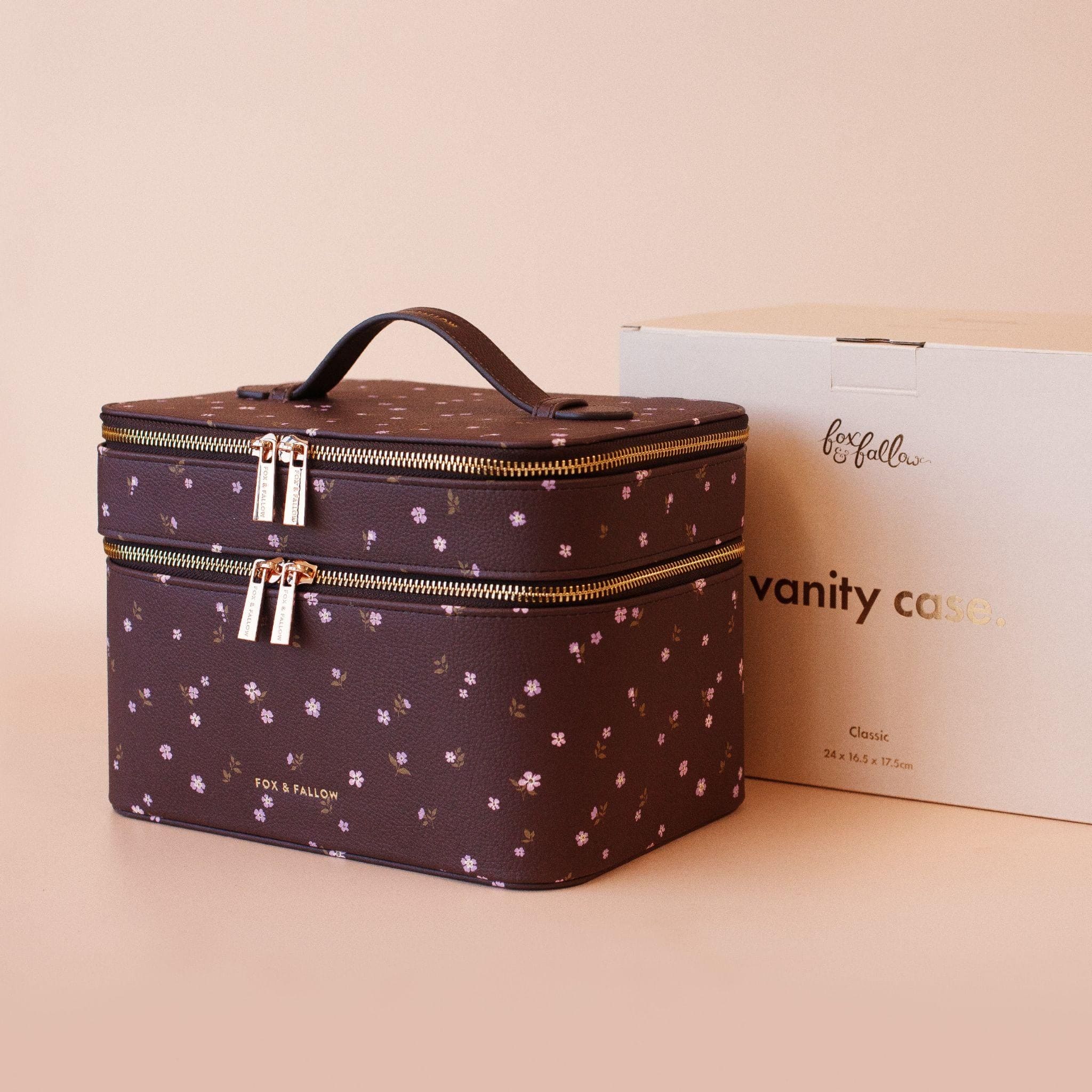 Fox & Fallow 'The Classic' Vanity Case - Wisteria