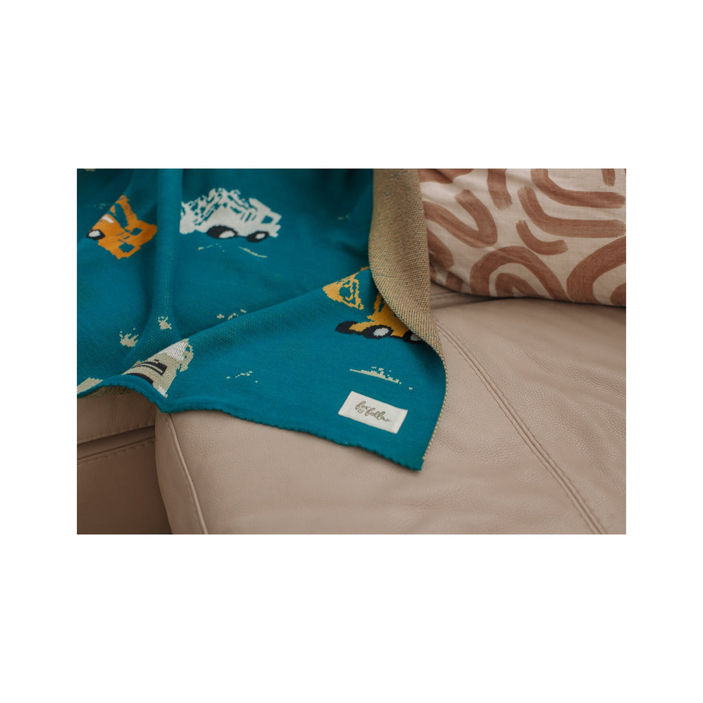 Fox & Fallow Knitted Cotton Blanket | Heirloom Quality & Oeko-Tex Certified