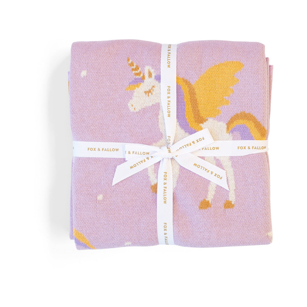 Fox & Fallow Knitted Cotton Blanket | Heirloom Quality & Oeko-Tex Certified