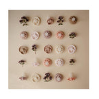 FRIGG Fairytale Pacifier Round 2-Pack Silicone - Size 1 (0-6 Months) - Pretty in Peach and Primrose