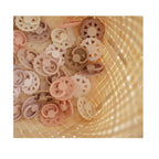 FRIGG Fairytale Pacifier Round 2-Pack Silicone - Size 2 (6-18 Months) - Blush & Cream