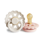 FRIGG Fairytale Round Natural Rubber 2-Pack | Whimsical Scalloped Design