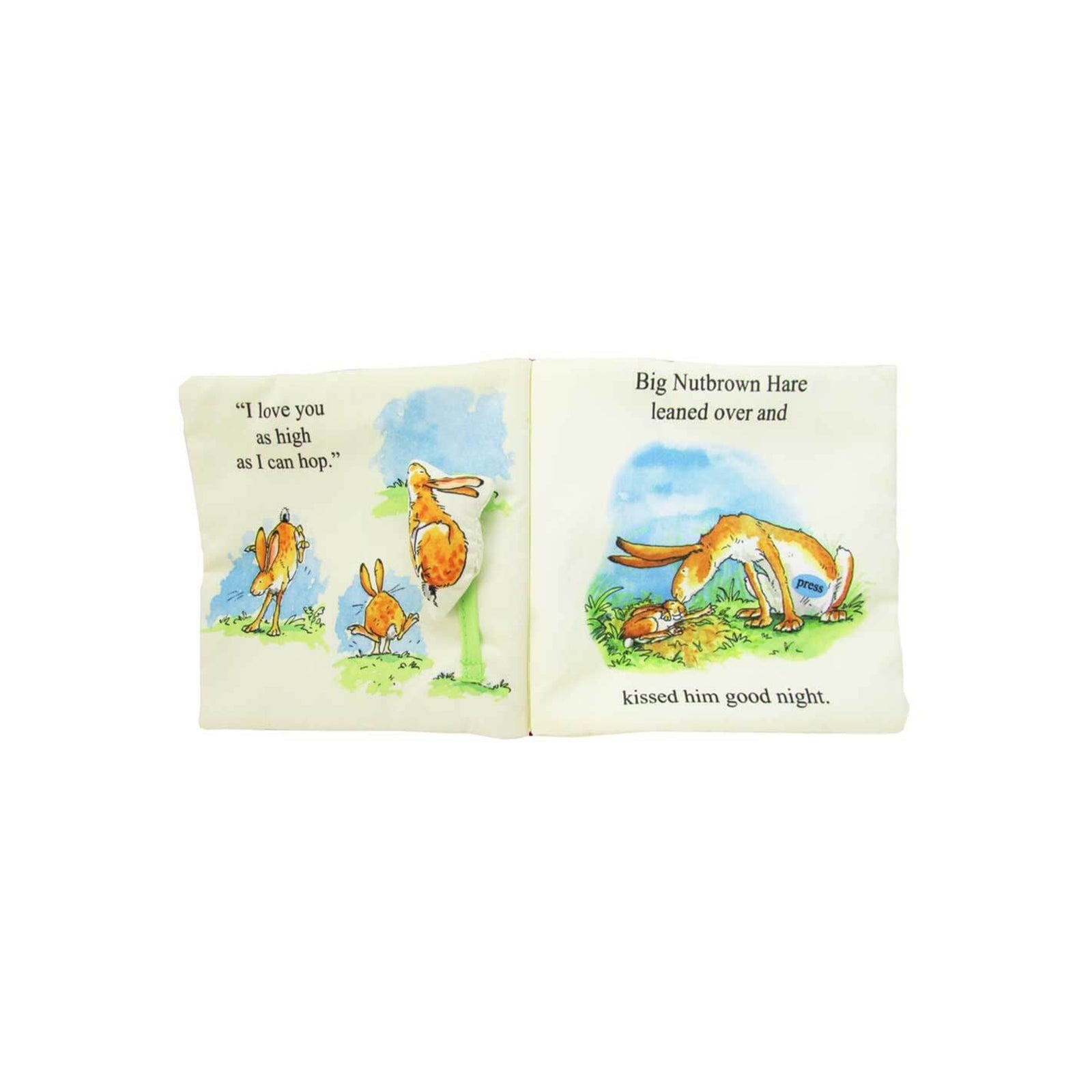 Guess How Much I Love You Soft Book with Sound | Interactive Play & Kissing Sounds