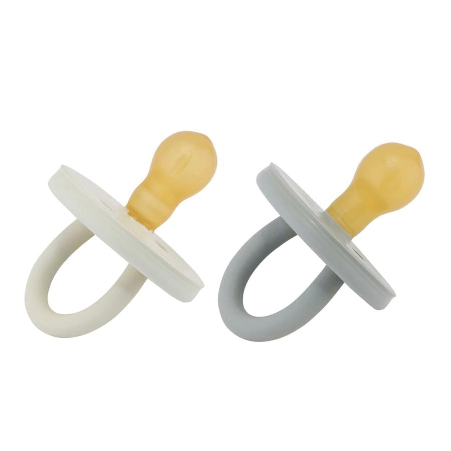 Hevea Natural Rubber Bumibébé Pacifier Round 3-36 Months 2-Pack