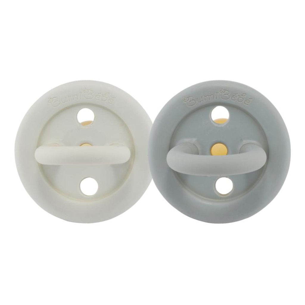 Hevea Natural Rubber Bumibébé Pacifier Round 3-36 Months 2-Pack
