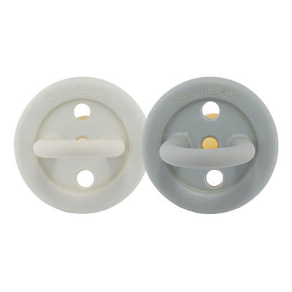 Hevea Natural Rubber Bumibébé Pacifier Round 3-36 Months 2-Pack