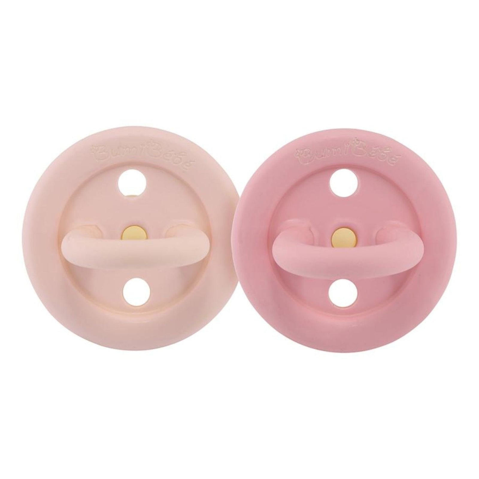 Hevea Natural Rubber Bumibébé Pacifier Round 3-36 Months 2-Pack