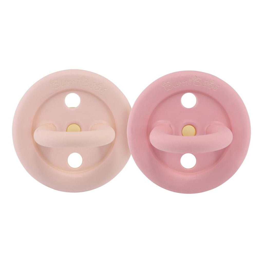 Hevea Natural Rubber Bumibébé Pacifier Round 3-36 Months 2-Pack