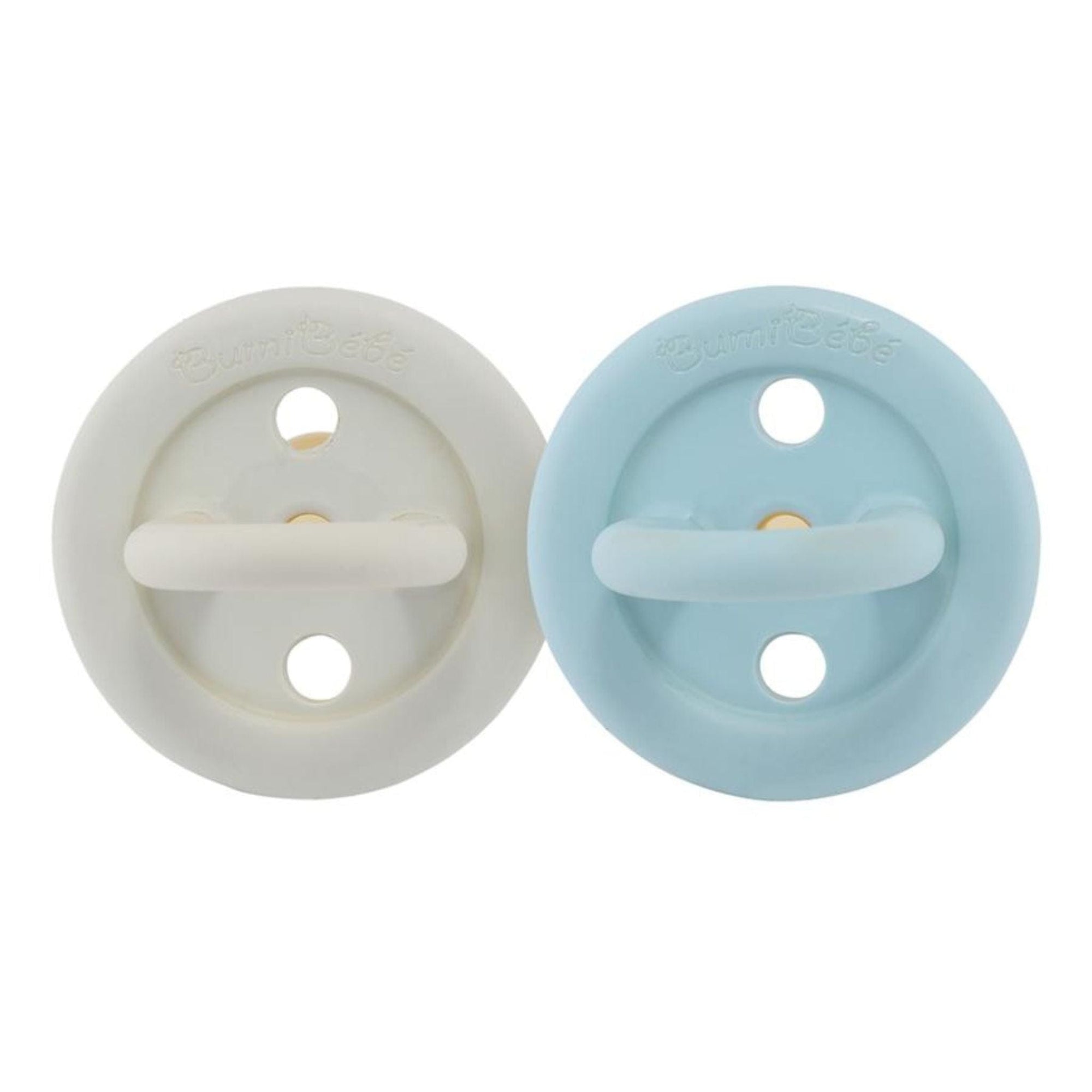 Hevea Natural Rubber Bumibébé Pacifier Round 3-36 Months 2-Pack