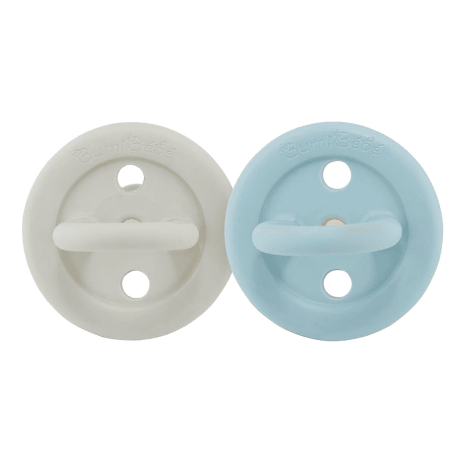 Hevea Natural Rubber Bumibébé Pacifier Round 0-3 Months 2-Pack