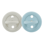 Hevea Natural Rubber Bumibébé Pacifier Round 0-3 Months 2-Pack