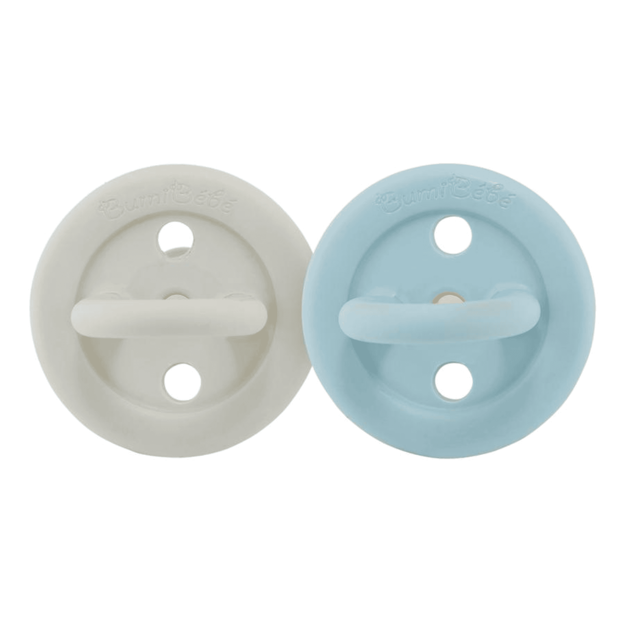 Hevea Natural Rubber Bumibébé Pacifier Round 0-3 Months 2-Pack