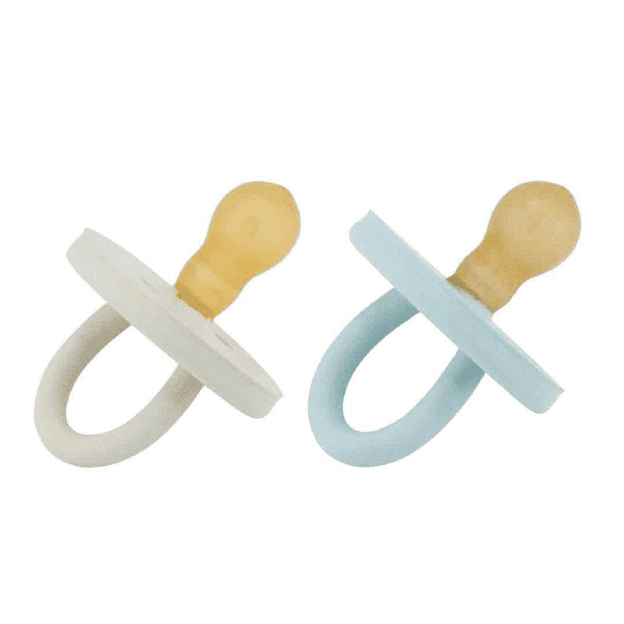 Hevea Natural Rubber Bumibébé Pacifier Round 0-3 Months 2-Pack