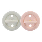 Hevea Natural Rubber Bumibébé Pacifier Round 0-3 Months 2-Pack