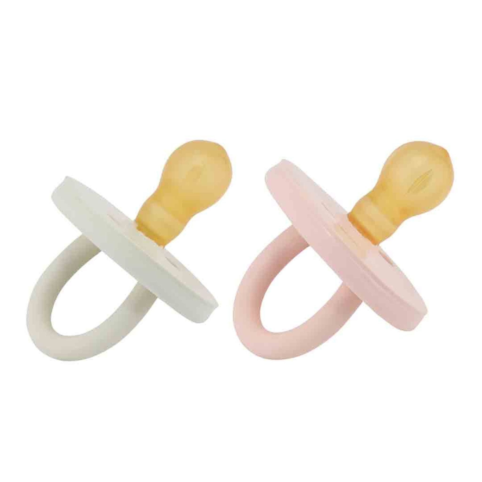 Hevea Natural Rubber Bumibébé Pacifier Round 0-3 Months 2-Pack