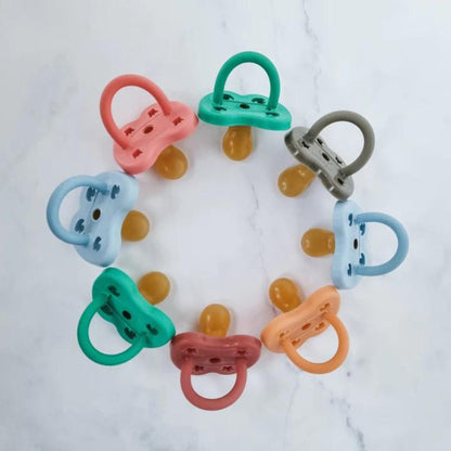 Hevea Natural Rubber Pacifier Orthodontic 3-36 Months Two-pack