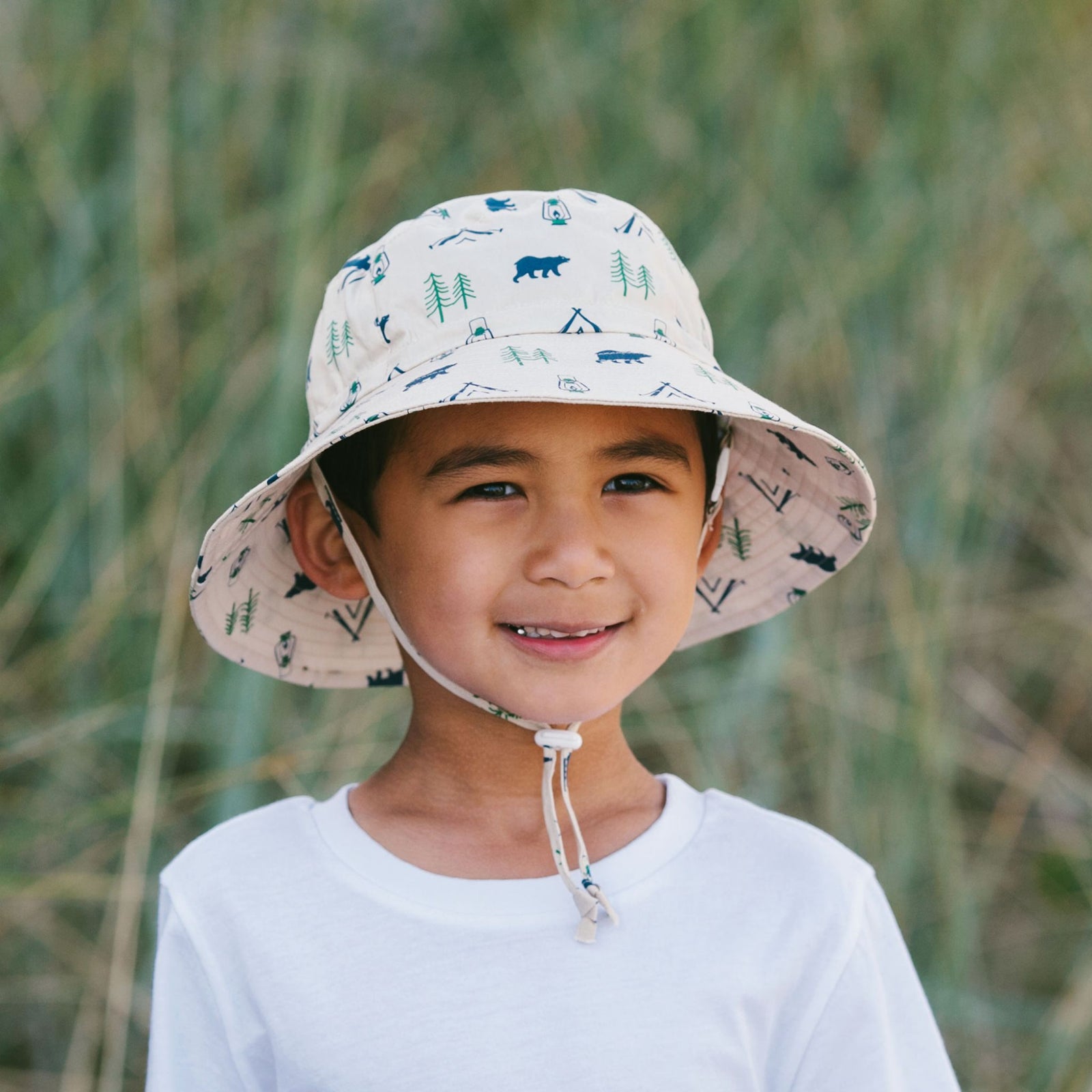 Jan & Jul Kids Grow-With-Me® Adjustable UPF 50+ Cotton Bucket Hat