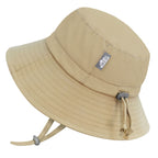 Jan & Jul Kids Cotton Bucket UPF 50+ Sun Hat - Oliver Khaki