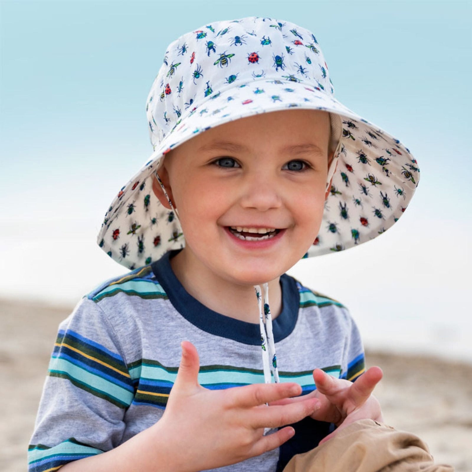 Jan & Jul Kids Grow-With-Me® Adjustable UPF 50+ Cotton Bucket Hat
