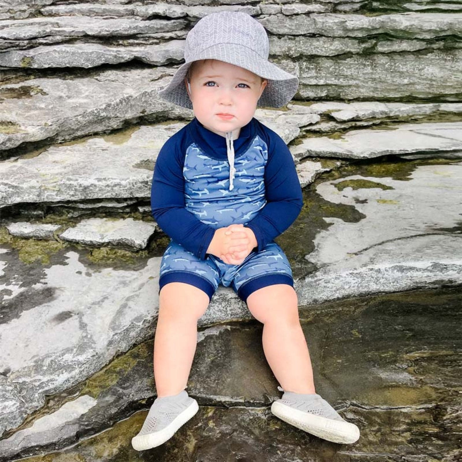 Jan & Jul Kids Grow-With-Me® Adjustable UPF 50+ Cotton Bucket Hat