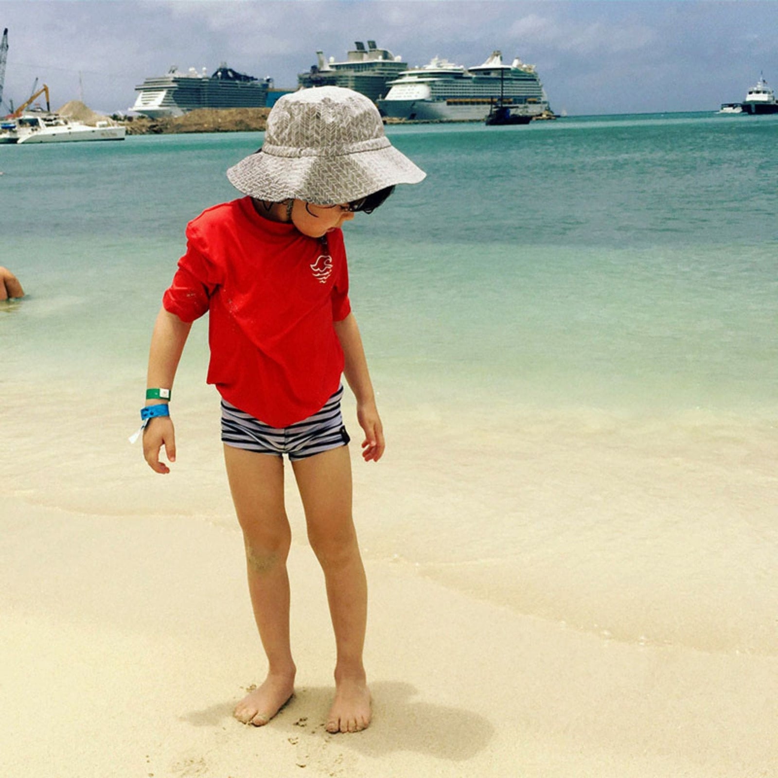 Jan & Jul Kids Grow-With-Me® Adjustable UPF 50+ Cotton Bucket Hat