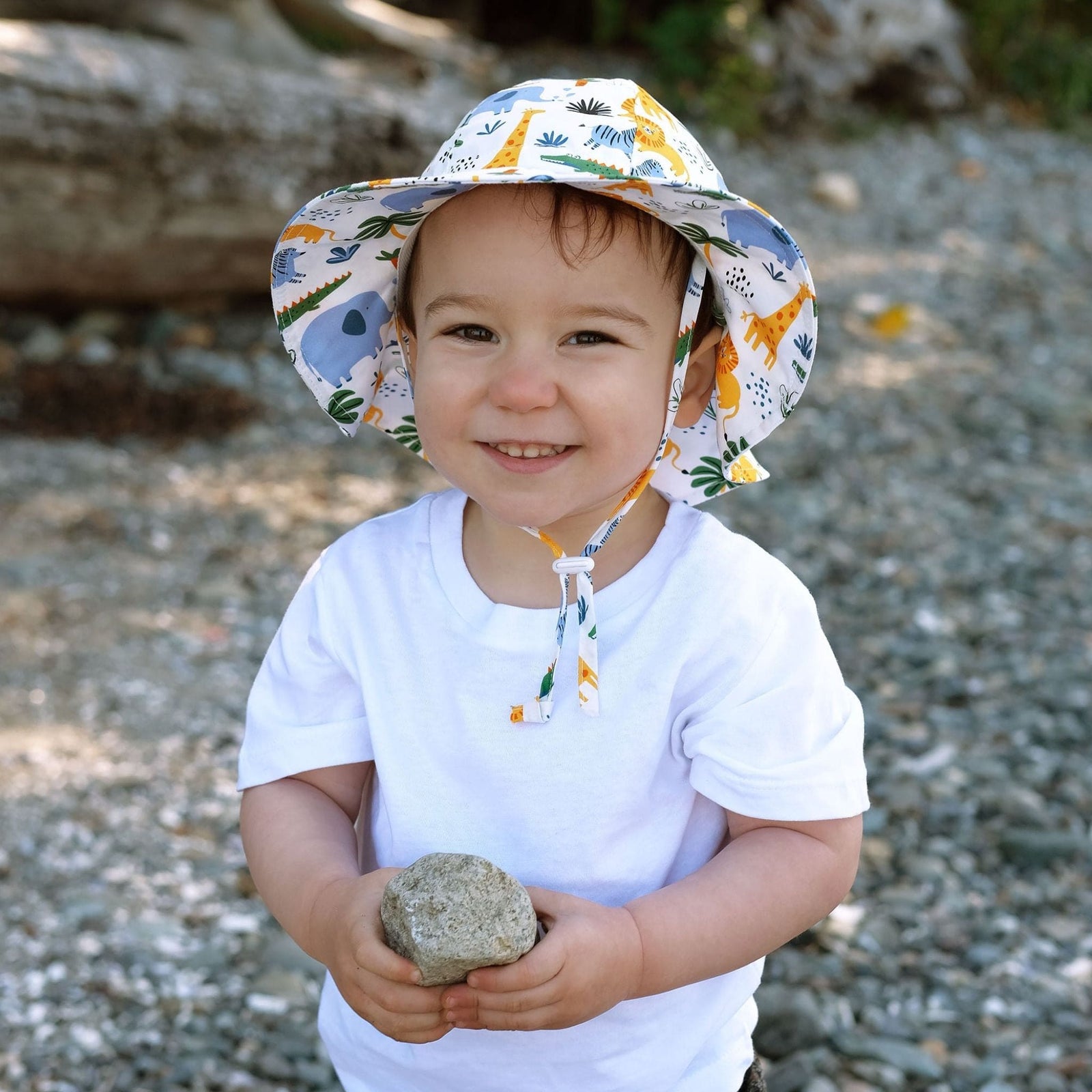 Jan & Jul Kids Grow-With-Me® Adjustable UPF 50+ Cotton Bucket Hat
