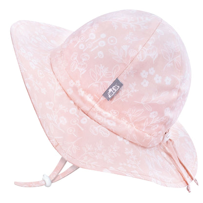 Jan & Jul Kids Gro-With-Me® Cotton Floppy UPF 50+ Sun Hat | Prairie Flowers