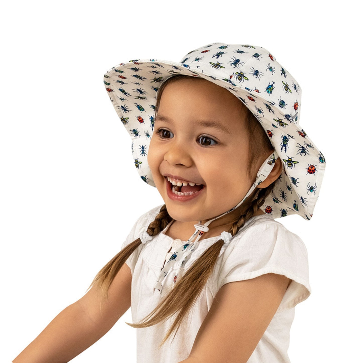 Jan & Jul Kids Cotton Floppy UPF 50+ Sun Hat - Bugs