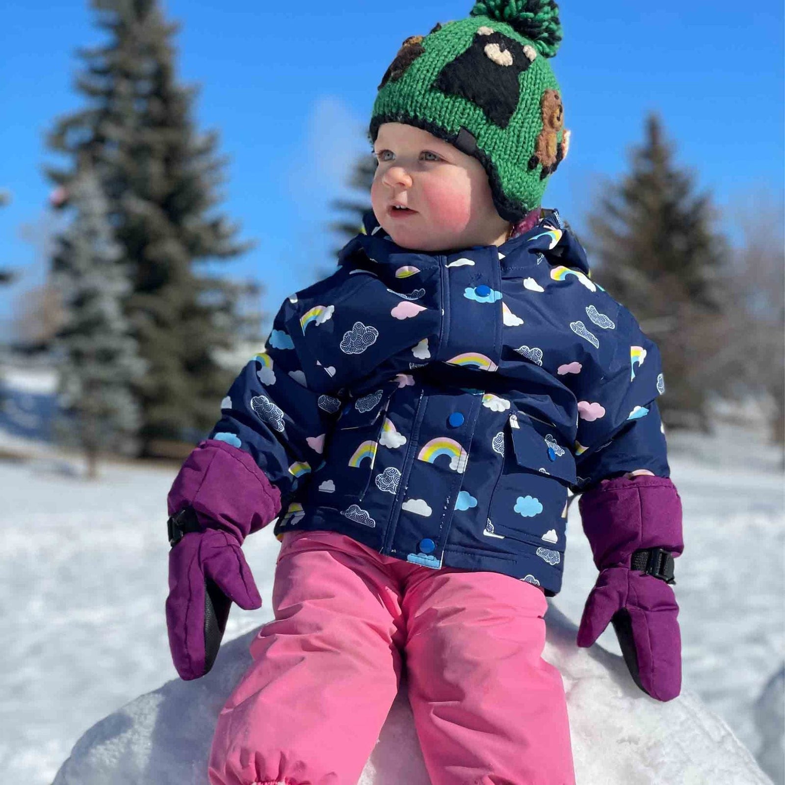 Jan & Jul Toasty-Dry Kids Waterproof Snow Mittens | Rated to -15 °C