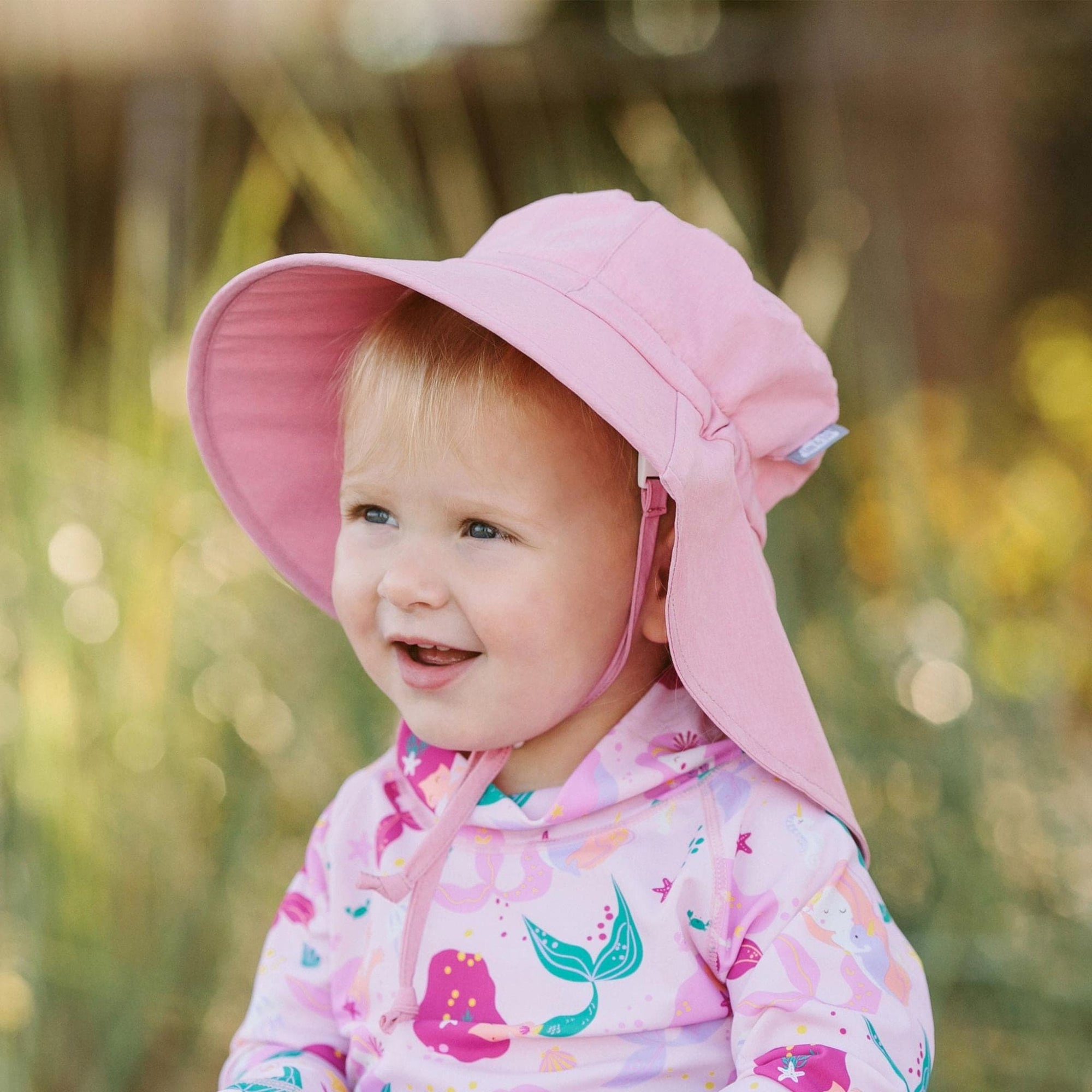 Jan & Jul Kids Aqua-Dry Water Repellent Adventure UPF 50+ Sun Hat - Pretty Pink