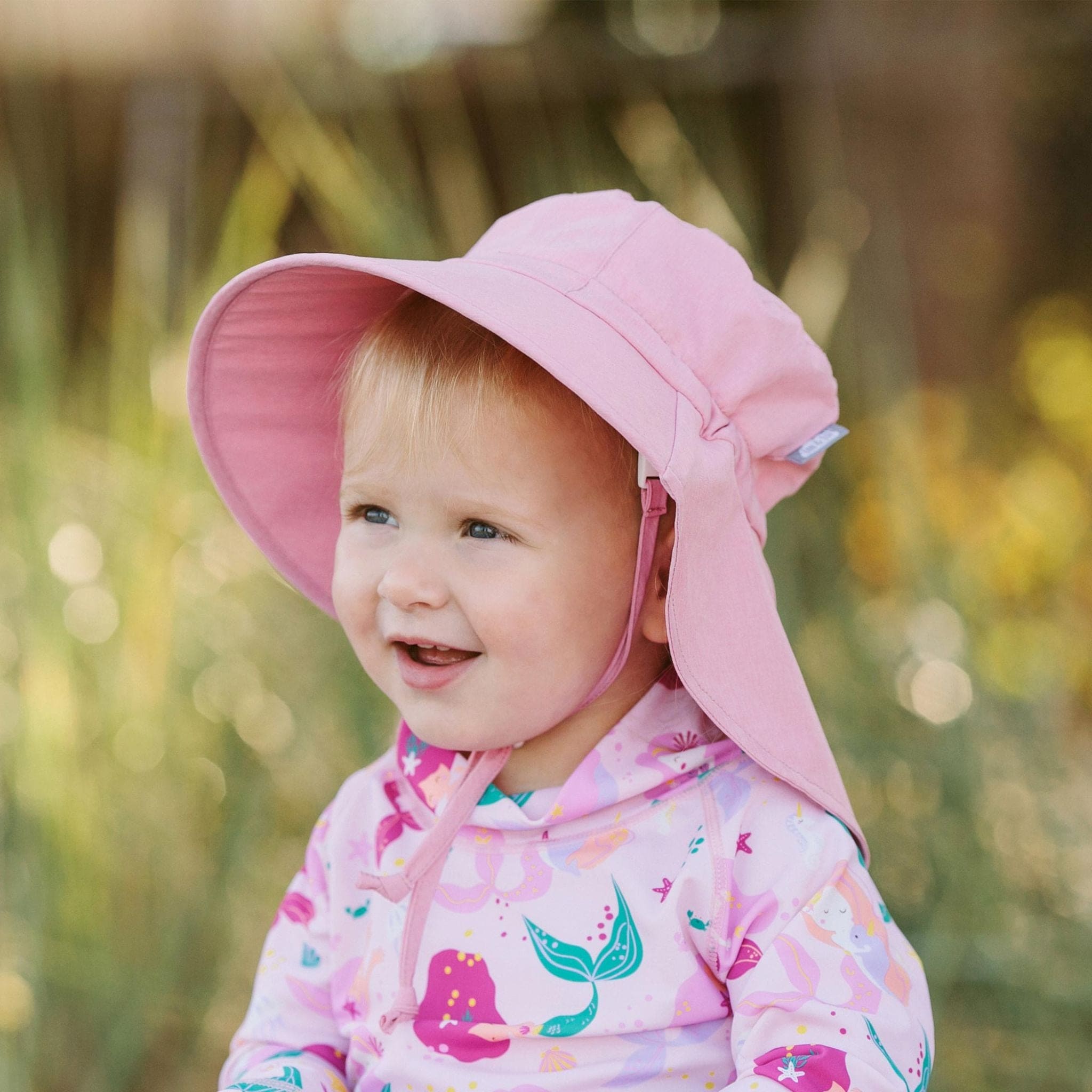 Jan & Jul Kids Aqua-Dry Water Repellent Adventure UPF 50+ Sun Hat - Pretty Pink