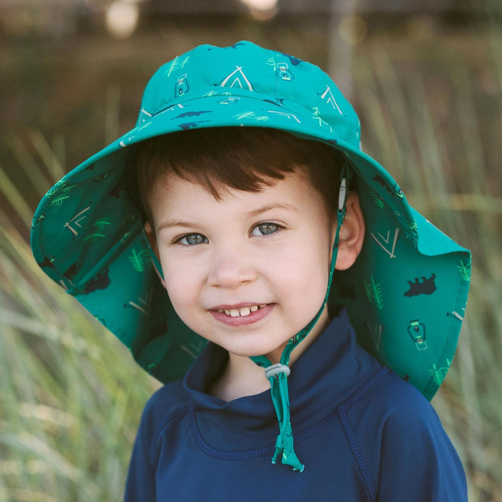 Jan & Jul Kids Aqua-Dry Water Repellent Adventure UPF 50+ Sun Hat - Summer Camp