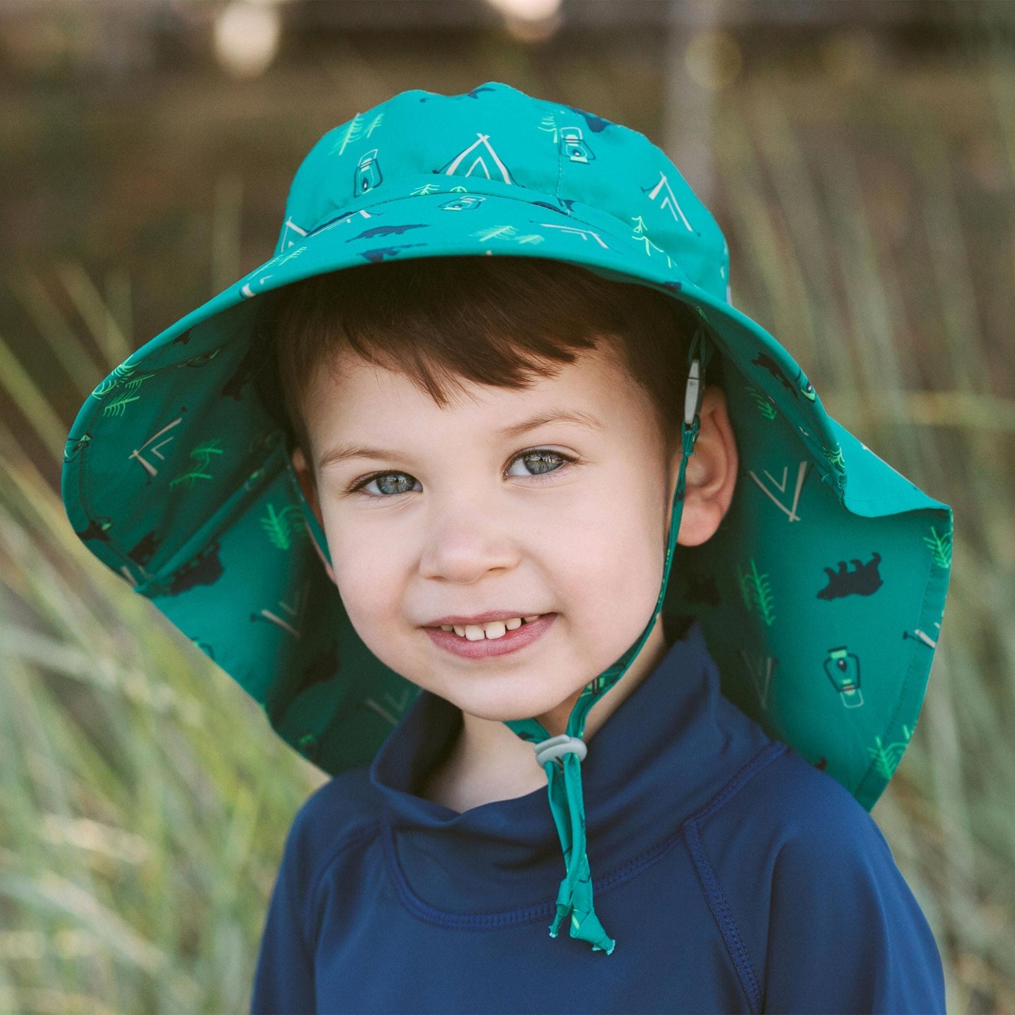 Jan & Jul Kids Aqua-Dry Water Repellent Adventure UPF 50+ Sun Hat - Summer Camp