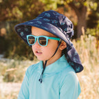 Jan & Jul Kids Aqua-Dry Water Repellent Adventure UPF 50+ Sun Hat - Turtle