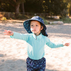 Jan & Jul Kids Aqua-Dry Water Repellent Adventure UPF 50+ Sun Hat - Turtle