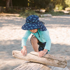 Jan & Jul Kids Aqua-Dry Water Repellent Adventure UPF 50+ Sun Hat - Turtle