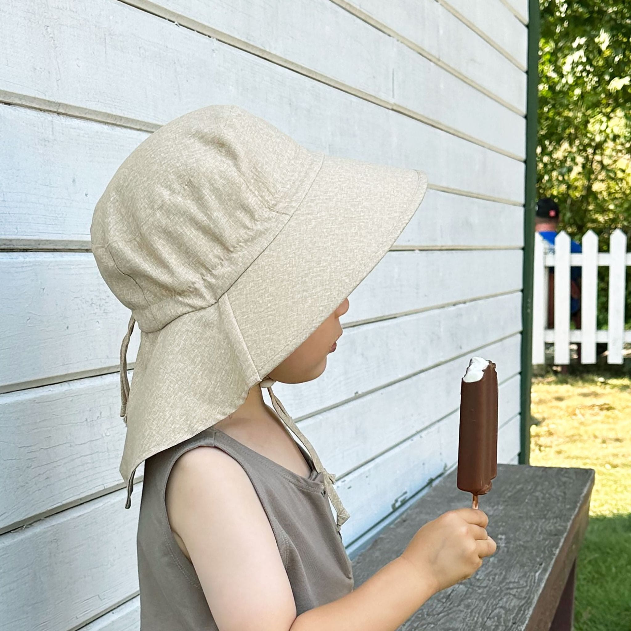 Jan & Jul Kids Aqua-Dry Water Repellent Adventure UPF 50+ Sun Hat - Wheat