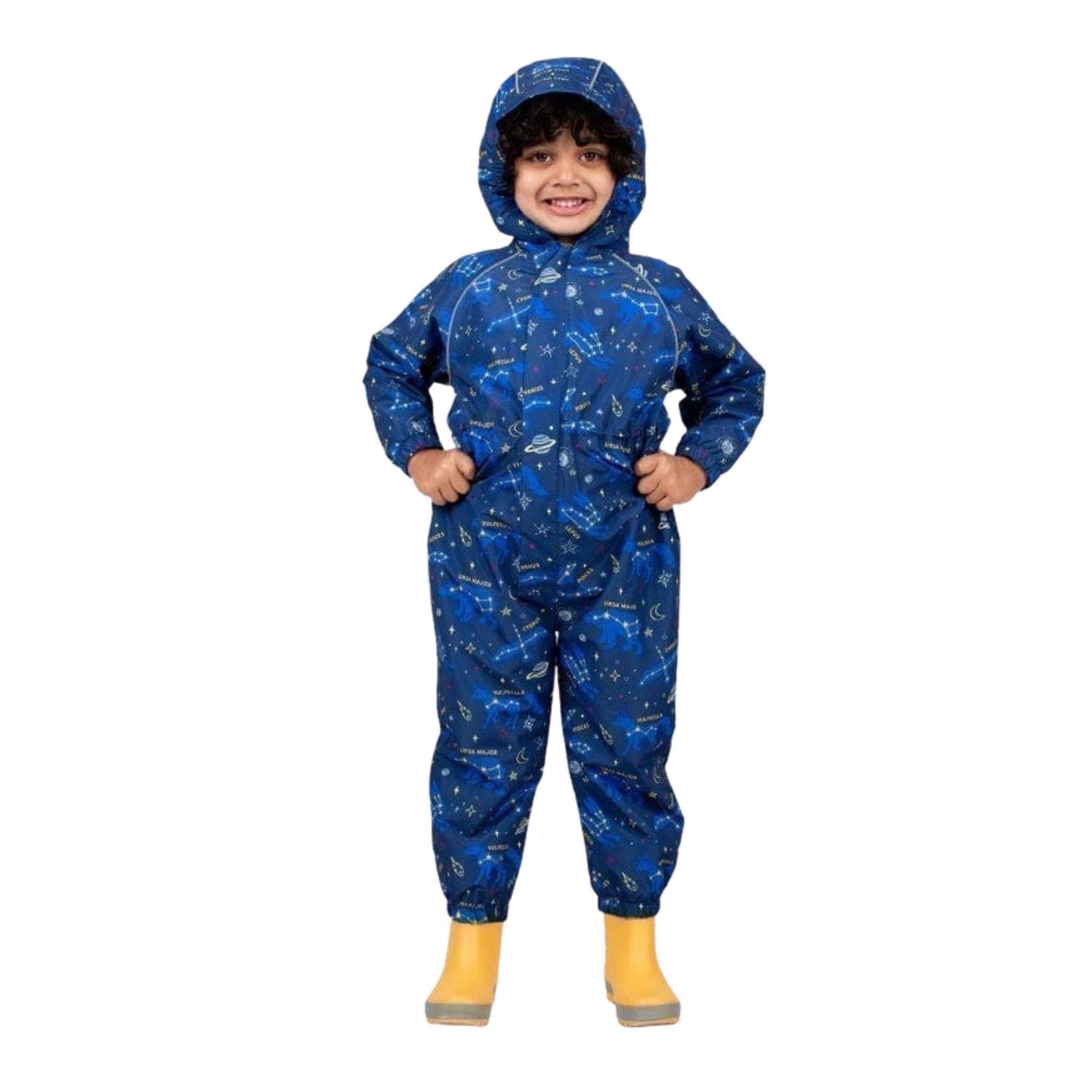 Jan & Jul Weather-Proof Fleece Lined Rain Suit | Full Body Coverage for Kids
