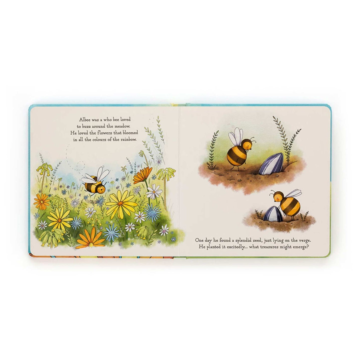 Jellycat Albee And The Big Seed Book