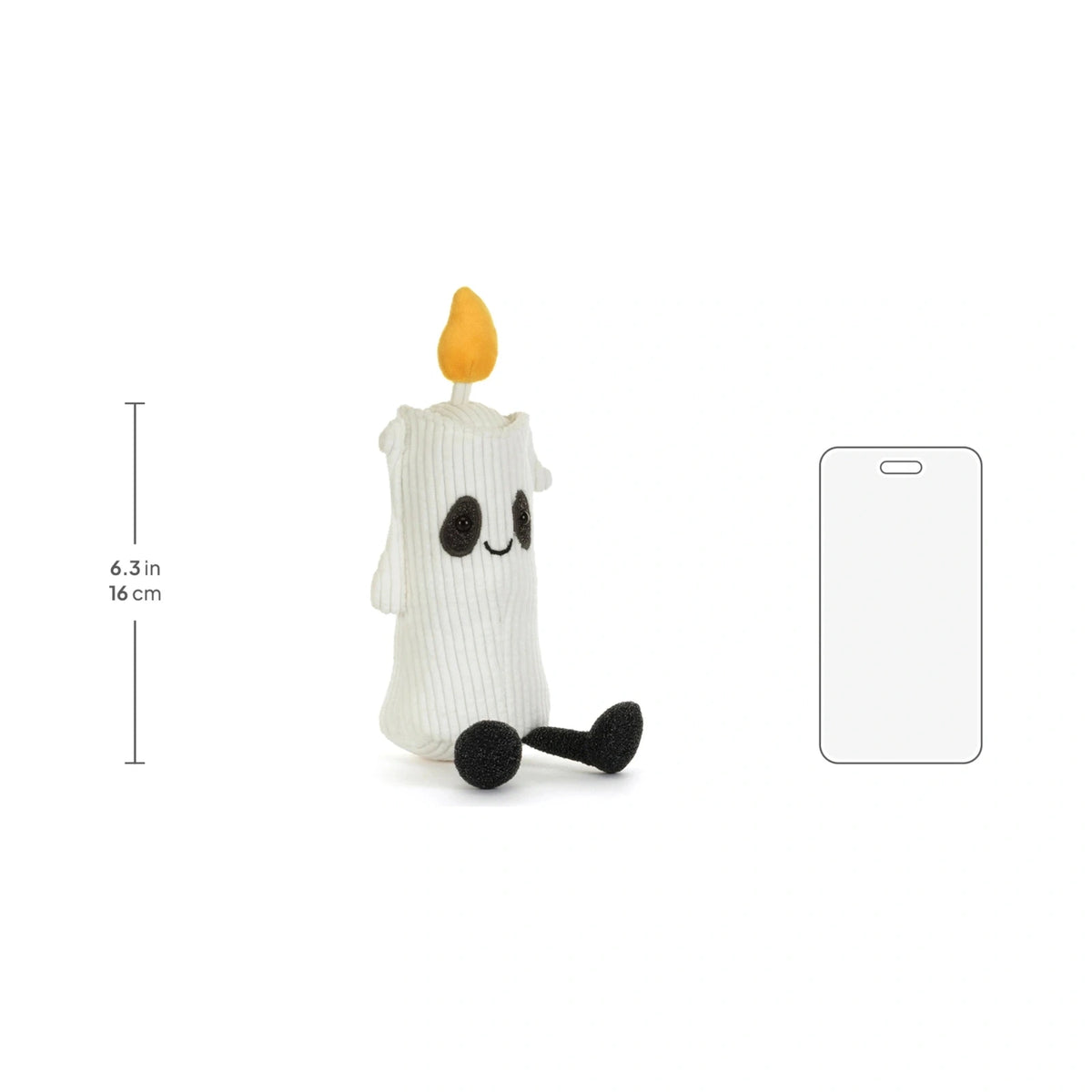 Jellycat Amuseables Flickerty Candle Soft Toy 19cm