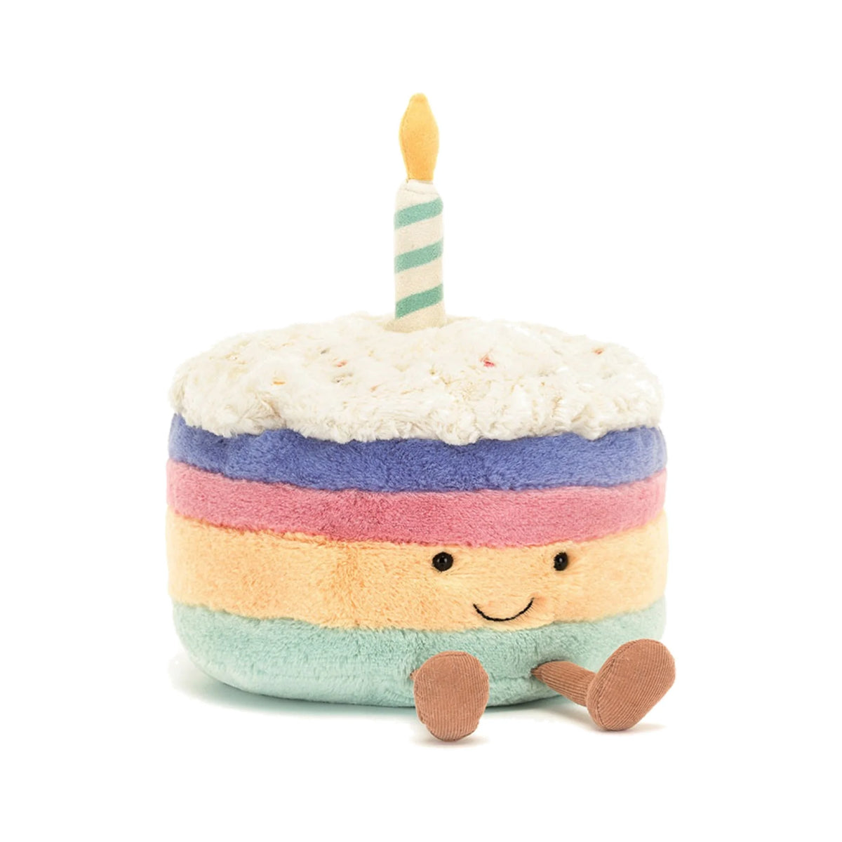 Jellycat Amuseables Rainbow Birthday Cake 15cm